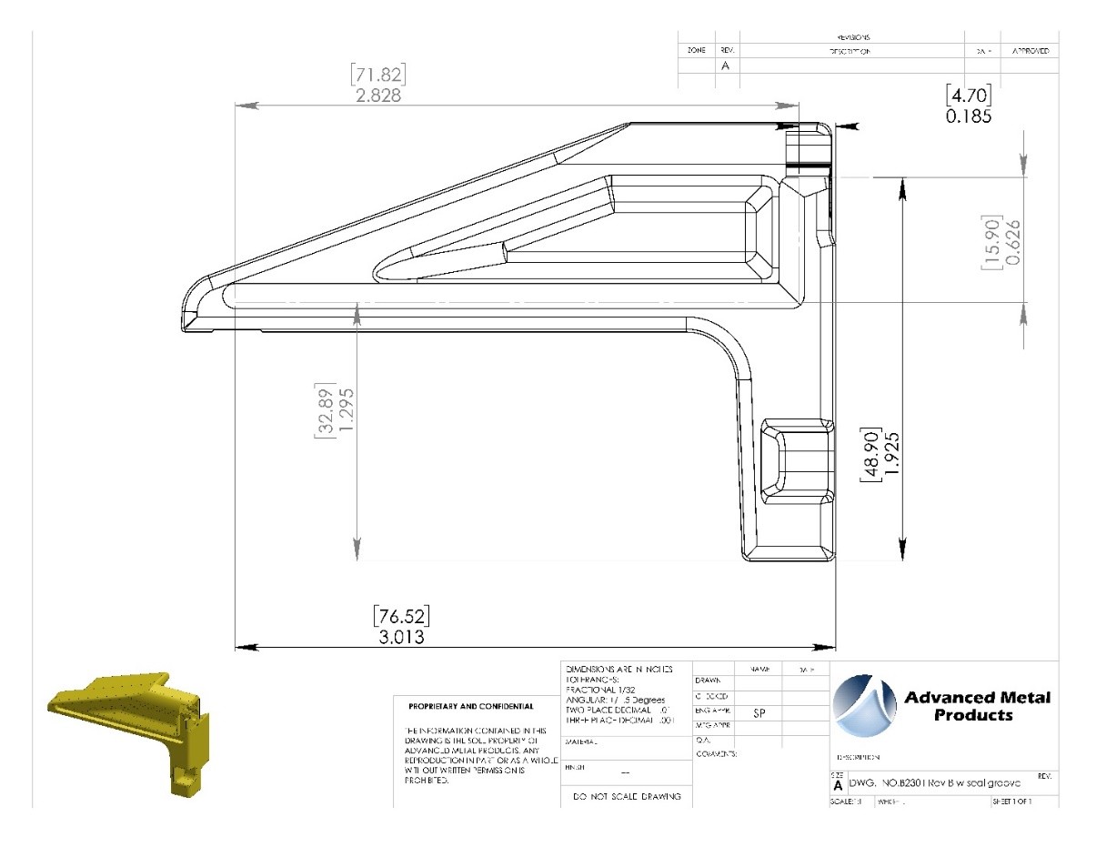 Tolerance-Ready Manufacturing Package — Advanced Metal Products